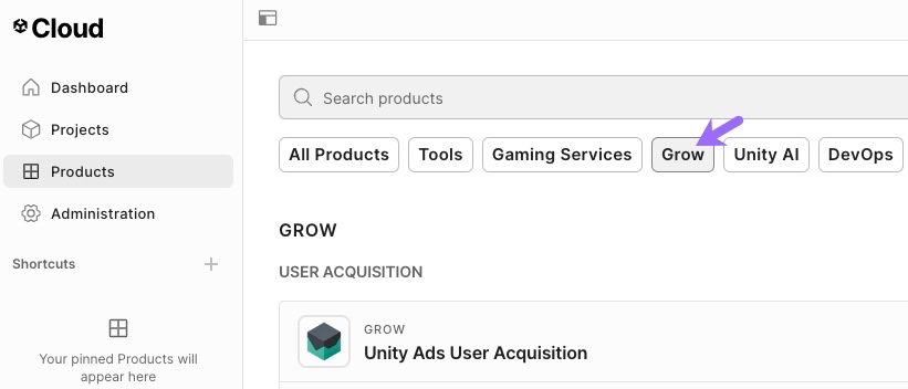Идентификатор организации: Unity, шаг 1, обрезанное изображение.jpg