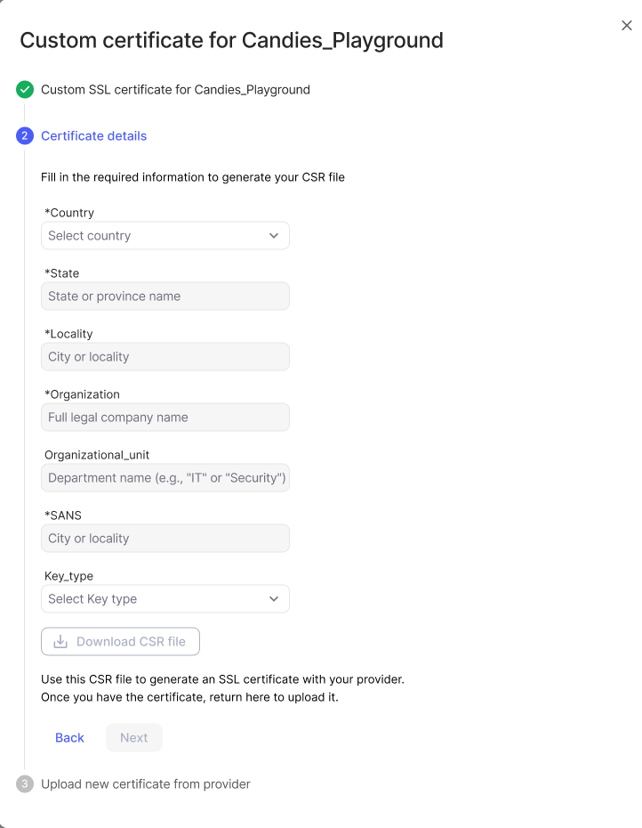 fill in form to generate CSR file.png